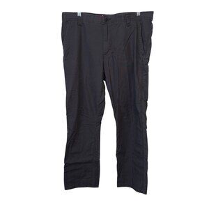 Wrangler Gray Cargo Pants Mens Size 38X30 Relaxed Fit Durable Cotton Blend